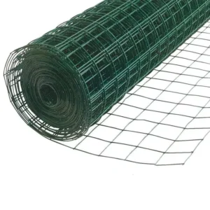 PVC Coated Stainless Steel Animal Pet Cages Custom Bending Cutting Services Welded Wire Mesh Rolls in Square Hole Shape