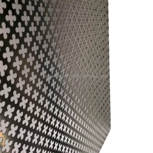 Perforated Black Coated Stainless Steel Wire Mesh Grill for Cars Welded Mesh with Cutting and Punching Services
