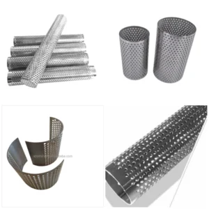Perforated Filter Tube Stainless Steel Mesh Tube Perforated Filter Cylinder