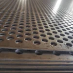 Perforated Low Carbon Iron Wire Mesh Construction Wire Mesh with Round Hexagonal Square Holes 0.8 4mm Thickness