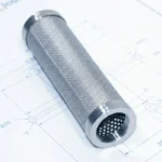 Perforated Mesh Skeleton Industry Oil Hydraulic Filter Cartridge Metal Mesh Hydraulic Filter