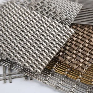 Plain Twill Dutch Weave Stainless Steel Metal Decorative Architectural Woven Wire Mesh for Ceiling