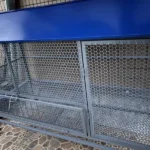 Plastic & Galvanized Steel Household Chicken Coop Patio Home Chicken Cage Drinker Easy Assemble Rust Proof