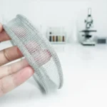 Polyester Knitted Diamond Hole Wire Mesh Liquid Filter for Mine Sieving Engine & Gear 0.1 0.28mm Thickness 30 50m Length