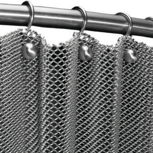 Popular customized Aluminum Wire Mesh Fabric Chain Link Metal Curtain