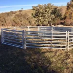 Portable Horse Cattle Yard Panel Fences Trellis Gates Stainless Steel Waterproof Customized Size