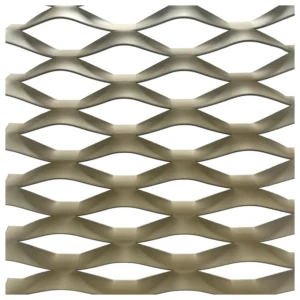 Powder Coated Decorative Aluminum Expanded Metal Mesh Flattened Expanded Wire Mesh for Ceiling