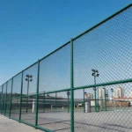 Powder Coated Galvanized Chain Link Protective Fence Netting for School Playground Tennis Sports Court Fence
