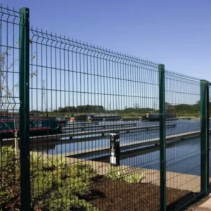 Powder-Coated Garden Welded Wire 3D Mesh Fence Panels & Gates Sustainable 3D Wire Fencing