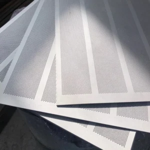 Precision Perforated Metal Mesh Sheet for Airflow Ventilation & Dust Filtration