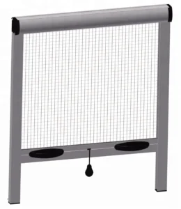 Professional Custom Size Door & Window Aluminium Frame Screens Type Sliding Screen Windows Roll up Fly Screen Window Net