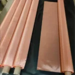 Pure Copper Wire Mesh High Conductivity Woven Mesh Electromagnetic Shielding Net Architectural Copper Mesh Cutting Dutch Weave
