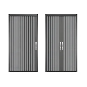 Push pull Household Aluminum Alloy Window Screen Flies Mosquitoes Anti theft Railless Diamond Mesh Folding Screen Door