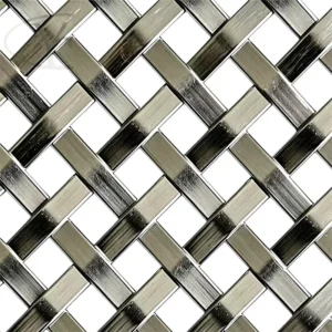 Restaurant Decorative Metal Mesh Luxury Design Architectural Decorative Woven Wire Metal Mesh