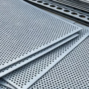 Round Hole Perforated Stainless Steel Sheet Anti Corrosion Perforated Metal Mesh for Dewatering Screen