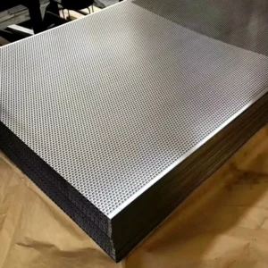 Round Hole Stainless Steel Wire Perforated Mesh Sheet with Cutting Welding Services for Industrial Filtration