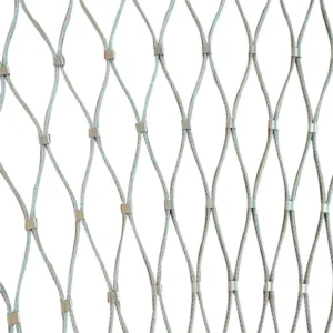 Rust Proof 304 Stainless Steel Woven Wire Mesh Type Rope Mesh