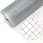 Rust Proof Galvanized Welded Wire Mesh Fence 1/2 Inch Hole Square Steel Weld Mesh by Manufacturer