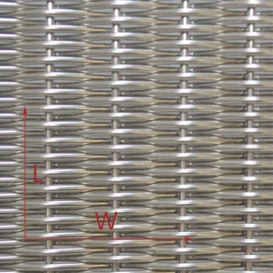 SHUOLONG Decorative Wire Mesh Wall Covering Mesh Fabric for Architectural Building Design
