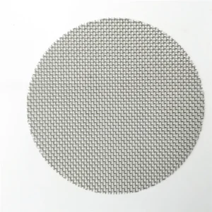 SS 304 316 316L Stainless Steel Single layer Flat Filter Mesh Disc Sheet