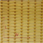 SS Mesh Aluminum Wire Mesh Copper Wire Mesh Metal Mesh Fabric for Ceiling Decoration