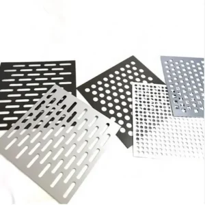 SS Perforated Stainless Steel Sheet Diamond Round Hole Perforated Plate Stainless Steel Perforated Metal Mesh Sheet
