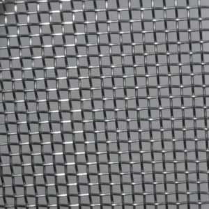 SS304 SS316 Woven Crimped Wire Mesh Filters Corrosion Resistant Manganese Steel Plain Weave Welding Cutting