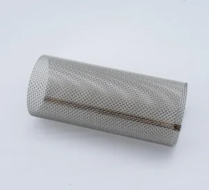 SUS 304 316 Plain Weave Steel Wire Mesh Cylinder Filter Tubes Pipes with 10 20 30 40 50 25 24 26 Mesh Count for Water Filtration