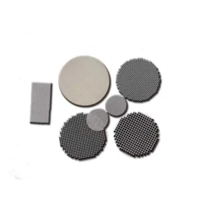 Small Round Edge Filter Mesh Stainless Steel Woven Etched Mesh With Square Holes For Extruder Plate And Punch