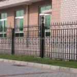 Solid Outdoor Garden Wrought Iron Panels Customizable Iron Fence Trellis Gates Galvanized Metal Guardrail Decorative Trellis