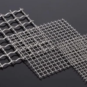 Square Hole Stainless Steel Woven Crimped Wire Mesh