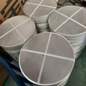 Stainless Steel 304 316 316L Round Filter Disc Metal Mesh Screen Customizable