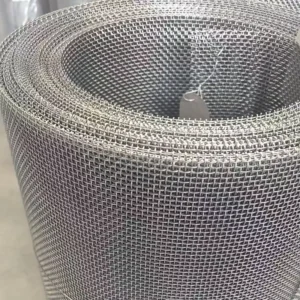 Stainless Steel 304 316 Woven Wire Mesh Screen Roll Plain Weave Mesh