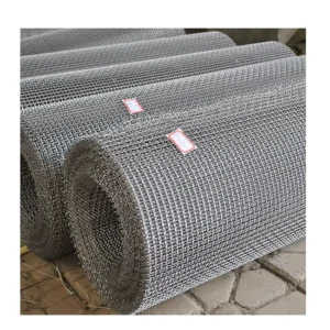 Stainless Steel 304 Woven Sand Filter Plain Weave Welded Wire Micron Screen Fine Mesh Roll 300 70