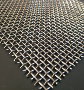 Stainless Steel Crimped Wire Mesh Excellent Corrosion Resistance for Quarry Mining Stone Cutting Bending Welding