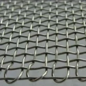Stainless Steel Crimped Wire Mesh in Plain Weave Customizable Model Hebei Origin