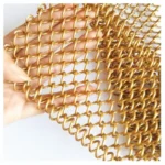 Stainless Steel Decorative Wire Restaurant Ceiling Metal Mesh Divider Curtain Metal Interior Space Divider Partition