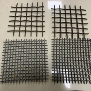 Stainless Steel Metal Meshes Abrasive Resistance Sieving Crusher Sand Vibrating Screen Crimped Wire Screen Meshes Filter Product