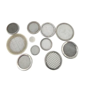 Stainless Steel Metal Wire Mesh Oil Filter High Density Ultra Fine Custom Mesh Perforated Circular Shaped Disc Single