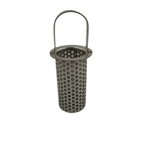 Stainless Steel Perforated Metal Mesh Liquid Filter Basket with Gearbox and Pump Rewashable 99% Efficiency