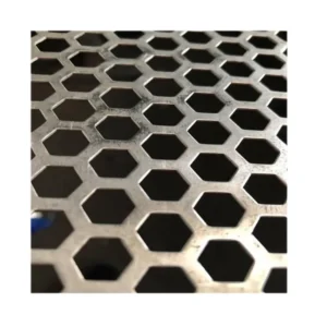 Stainless Steel Perforated Steel Plate Mesh 6mm Hexagonal Perforated Metal Sheet