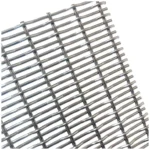 Stainless Steel Rigid Mesh Decorative Crimped Woven Wire Mesh for Wall Cladding