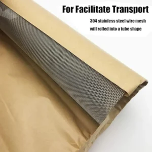 Stainless Steel Security Window Screen Protective Door Mesh Mosquito Insect Resistant Woven Technique Welding Cutting Bending