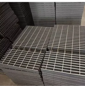 Stainless Steel Serrated Anti Slip Load Bearing Bar Grating Corrosion Resistant Industrial Mesh for Drainage Trench Covers