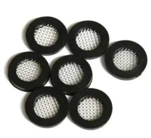 Stainless Steel Wire Brass Mesh Filter Rubber Edge Sealing Filter Mesh Disc for Pressure Suppression Filter Sealing Element