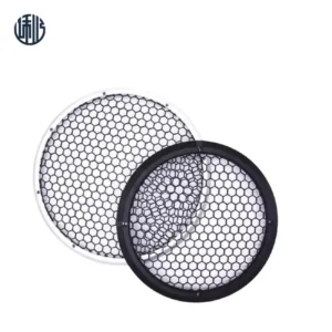 Stainless Steel Wire Hexagonal Hole Perforated Mesh in Round Shape for Speaker Protection