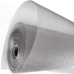 Stainless Steel Wire Mesh 304 316 Ultra Fine Plain Woven Square Iron Steel Wire Mesh