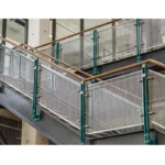 Stainless Steel Wire Mesh Deck Railing for Outdoor or Indoor Steel Stair Wire Mesh Webnet Railing System
