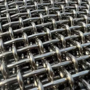 Stainless Steel Wire Mesh with Curled and Woven Wire Mesh for Safety Fences