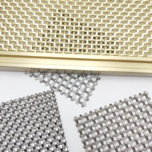 Stainless Steel Woven Architectural Wire Mesh for Metal Ceilings with Welding Bending Cutting Services